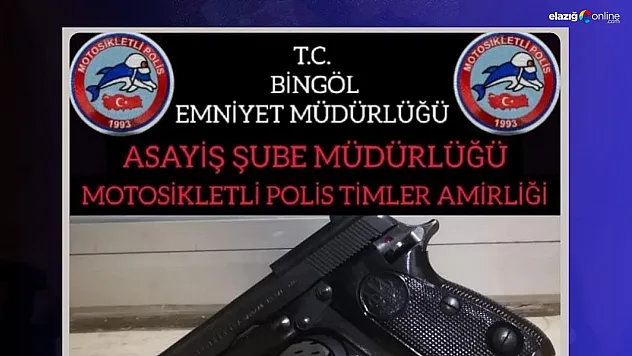 Bingöl'de ruhsatsız silah operasyonu