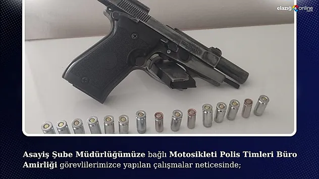 Bingöl'de tabanca ele geçirildi