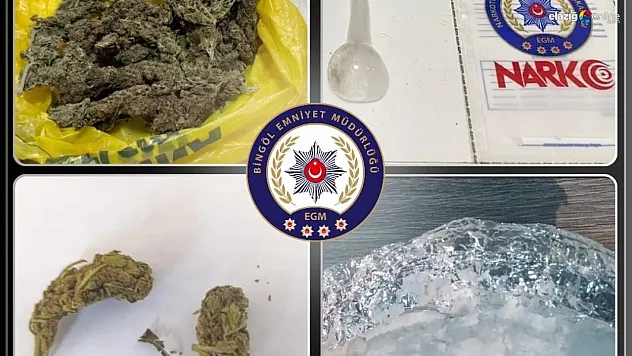 Bingöl'de uyuşturucuyla mücadele: 1 tutuklama