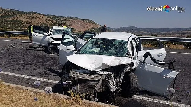 Bingöl-Elazığ karayolunda feci kaza, 2 ölü!