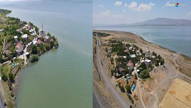 Bir zamanlar böyleydi, şimdi böyle oldu! Eşsiz manzarası ile etkileyen köyü kuraklık vurdu