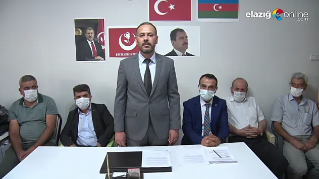 Büyük Birlik Partisi Elazığ İl Başkanı Emrah Aktağlı Güven Tazeledi