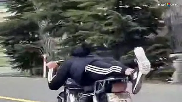 Bu nasıl motosiklet sürmek arkadaş!