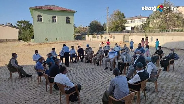Çemişgezek Kaymakamı Güder, Sarıbalta Köyü'nde