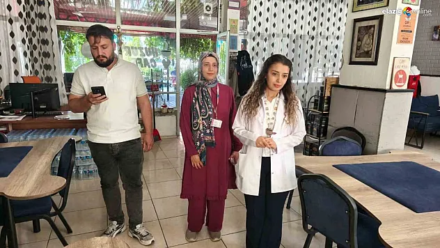 Çemişgezek'te kapalı alanlarda sigara denetimi yapıldı