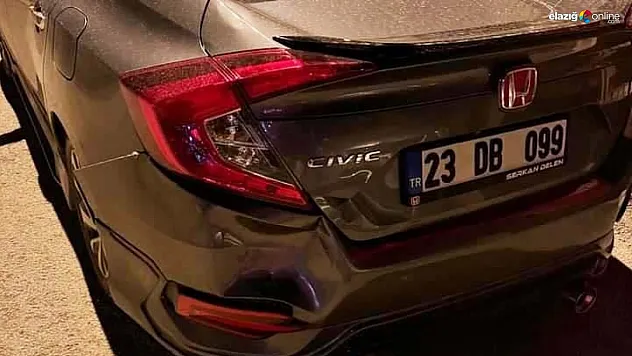 Elektrikli bisikletle park halindeki araca çarptı