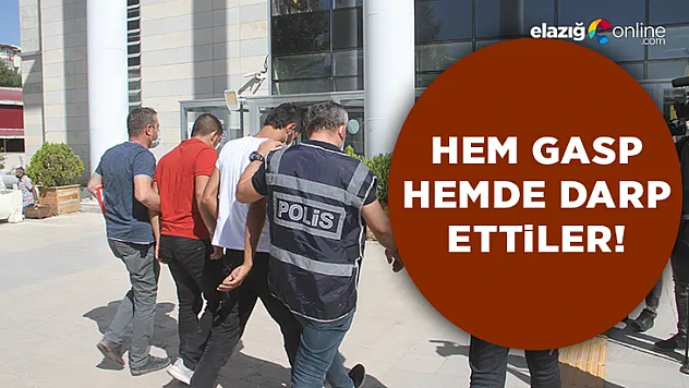 Darp ettikleri şahsın 4 bin 850 TL'sini gasp eden 2 şüpheli yakalandı