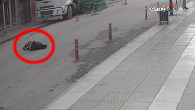 Deprem anında pencereden atladı, o anlar kamerada