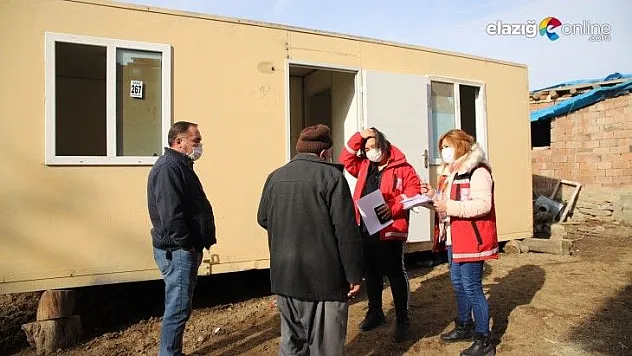 Deprem bölgesi Elazığ'da ailelere 'Psikososyal Destek'