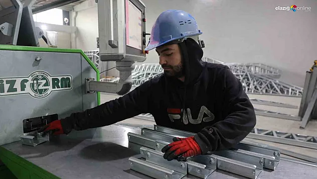 Elazığ'da İki Girişimciden Büyük Hamle! Çelik Ev Fabrikası Hem Üretiyor Hem İstihdam Sağlıyor!