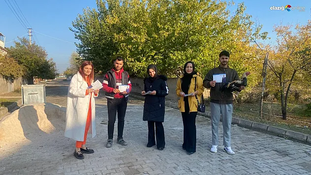 DEVA Partisi Elazığ Kadın Çalışmaları Başkanlığı sahayı boş bırakmıyor