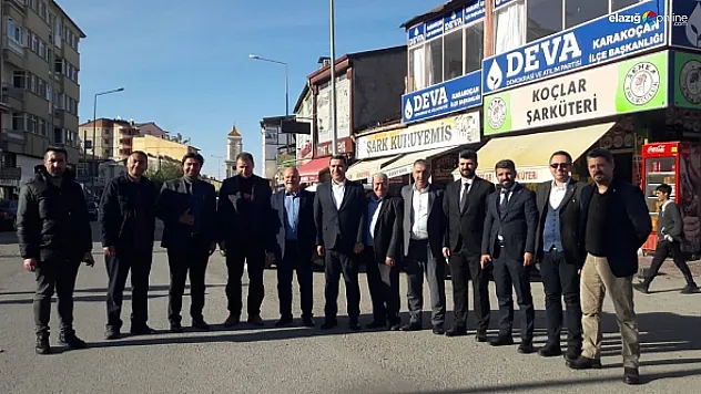 DEVA Partisi il ve ilçe teşkilatları Karakoçan'da