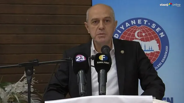 Diyanet-Sen Elazığ Şubesi: 'Saldırıyı lanetliyoruz'