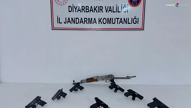 Diyarbakır'da ruhsatsız silah operasyonu