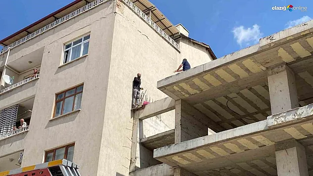 Elazığ'da intihar girişimi: Şahıs ekipler tarafından ikna edildi!