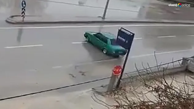 Elazığ'da Ters Yöne Girip Drift Yapan Sürücüye Rekor Ceza!