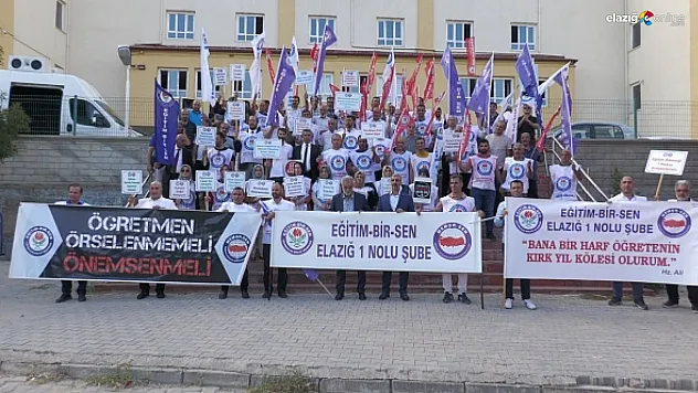 Eğitim Bir-Sen'den Eylem! Sorunlar ve talepler dile getirildi