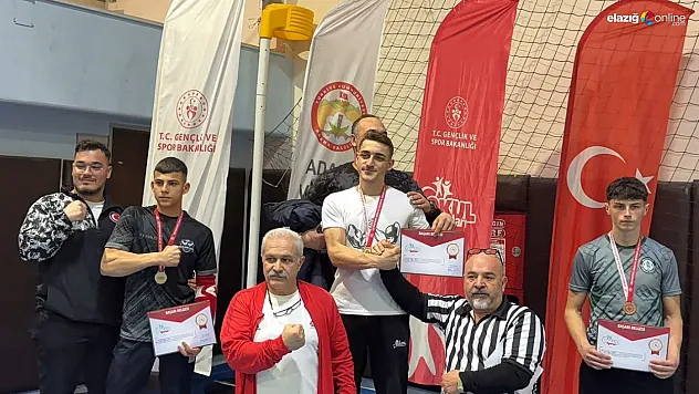 Bileğine güvenenler Adana'da buluştu: Elazığ 6 madalyayla döndü