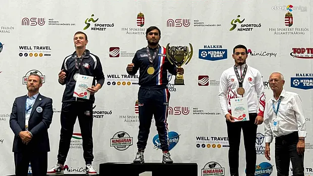 Elazığlı sporculardan dünya 3.'lüğü