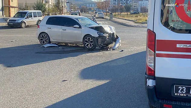 Elazığ Ataşehir'de trafik kazası: 1 kişi yaralandı