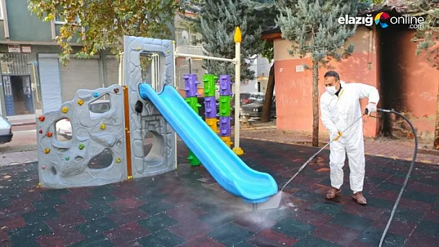 Elazığ Belediyesi hijyen ve temizlik çalışmalarını sürdürüyor