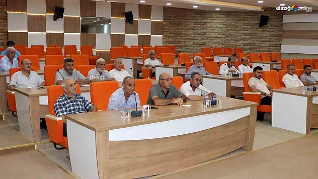 Elazığ'ın muhtarları taleplerini iletti