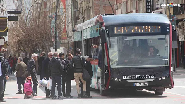 Elazığ Belediyesi'nden bayramda ücretsiz ulaşım hizmeti