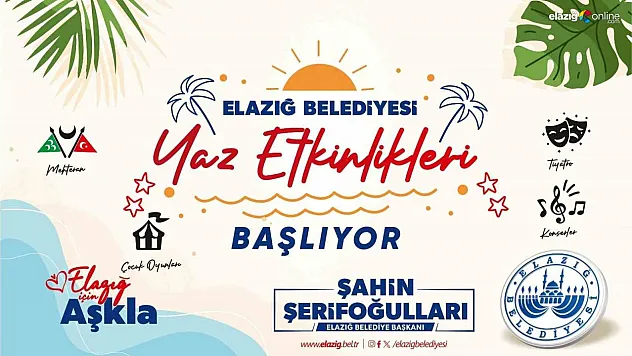 Elazığ Yaz Akşamları Renklenecek! Gezici Tiyatro ve Mehteran Konserleri Başlıyor!