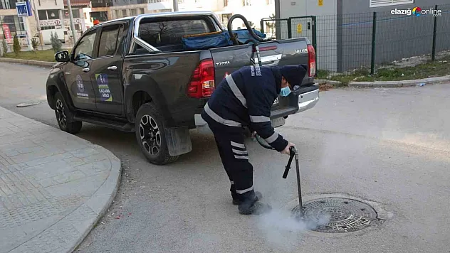 Elazığ Belediyesinden kış ilaçlaması