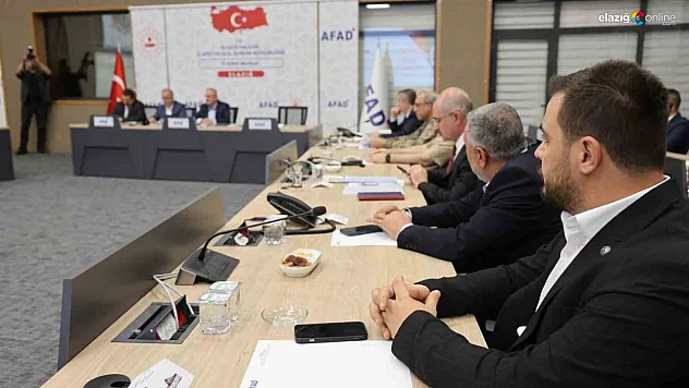 Elazığ'da afet sonrası iyileştirme çalışmaları masaya yatırıldı