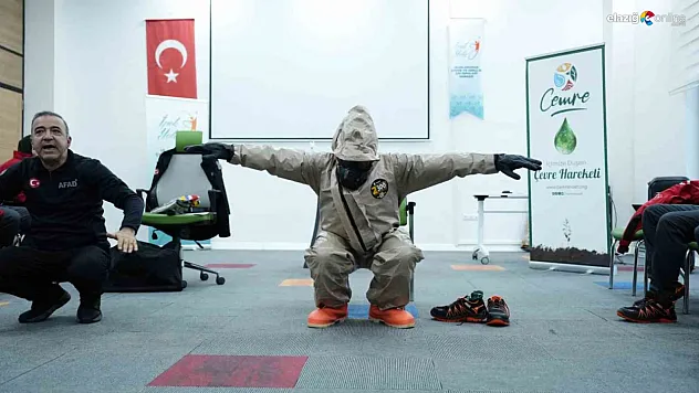 Görenler gerçek sandı! Elazığ'da AFAD'dan profesyonel hazırlık