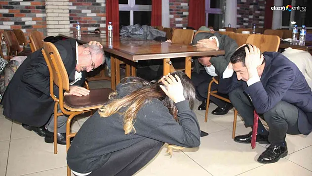Elazığ'da 'Çök, kapan, tutun' tatbikatı yapıldı
