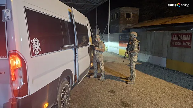 Elazığ'da 252 Personel ve 74 Ekip ile Huzur Uygulaması!