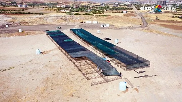 50 dönümlük arazi üzerinde kurban satış ve kesim alanı oluşturuldu