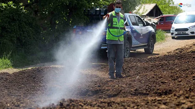 Elazığ'da larvayla mücadele çalışmaları sürüyor