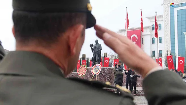 Elazığ'da 10 Kasım Atatürk'ü Anma Günü töreni