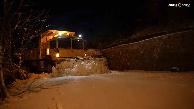 Elazığ'da 124 köy yolu ulaşıma kapandı