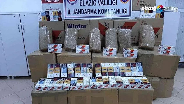125 bin liralık kaçak tütün ürünleri ele geçirildi