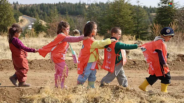 Elazığ Yeşilleniyor! 23 Bin 650 Fidan Aynı Gün Toprakla Buluştu!