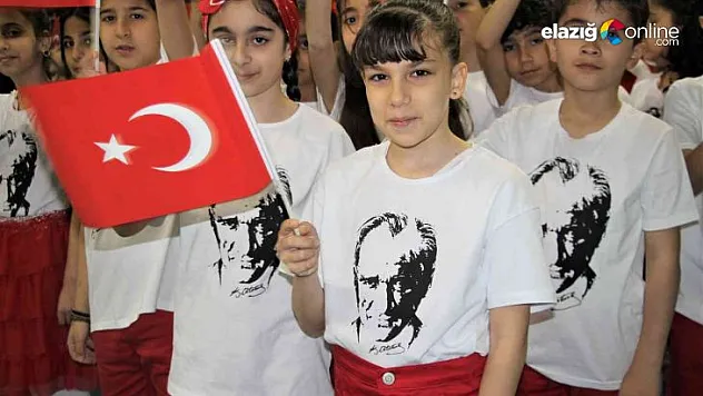 23 Nisan'ın 102. yıl dönümü Elazığ'da coşkuyla kutlandı