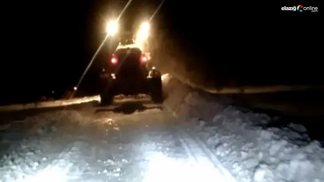 Elazığ'da 283 köy yolu ulaşıma kapandı