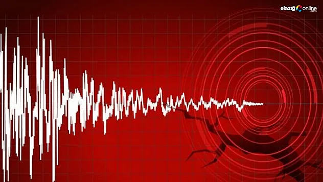 Elazığ'da 3.9 büyüklüğünde deprem