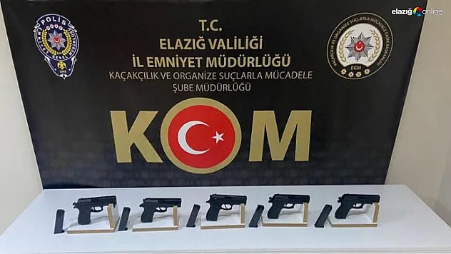 Elazığ polisinden silah tüccarlarına geçit yok!