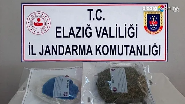 Araca zulalanmış vaziyette 1 buçuk kilo esrar ele geçirildi
