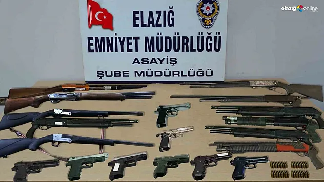 Elazığ emniyeti iş başında! 22 tutuklama