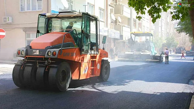 Elazığ'da Altyapısı Tamamlanan Bölgelerde Asfalt Seferberliği!