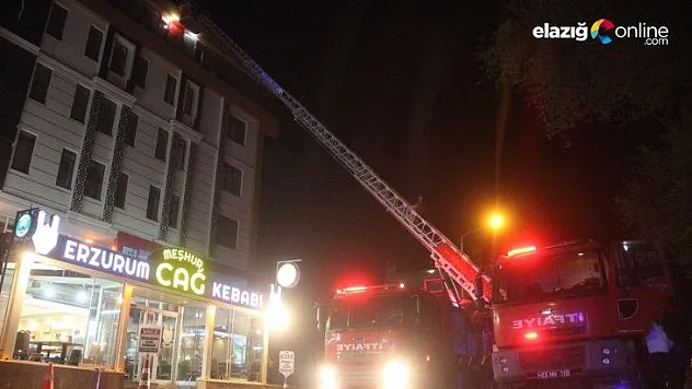 Lokantanın bacasında çıkan yangın korkuttu