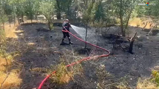 Kovancılar'da Yangın Alarmı! İtfaiye Zamanla Yarıştı!