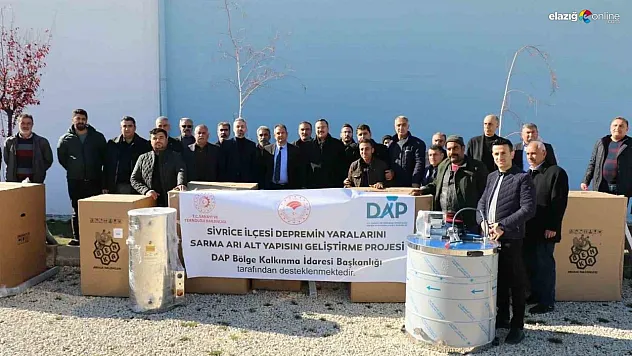 Elazığ'daki arı yetiştiricilerine anlamlı destek!