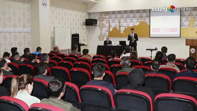 Elazığ Belediyesi hizmet içi eğitimlerini sürdürüyor